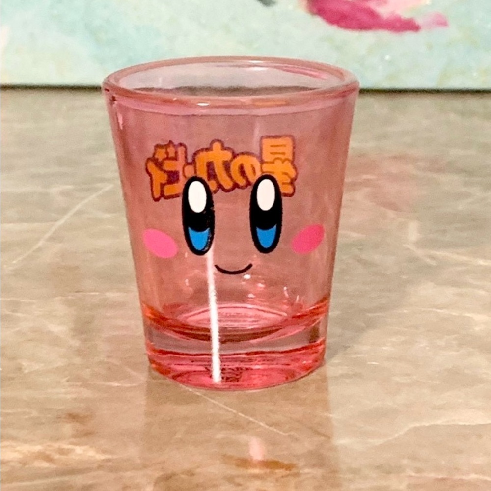 🌺SOLD🌺 Nintendo Kirby Shot Glass HTF